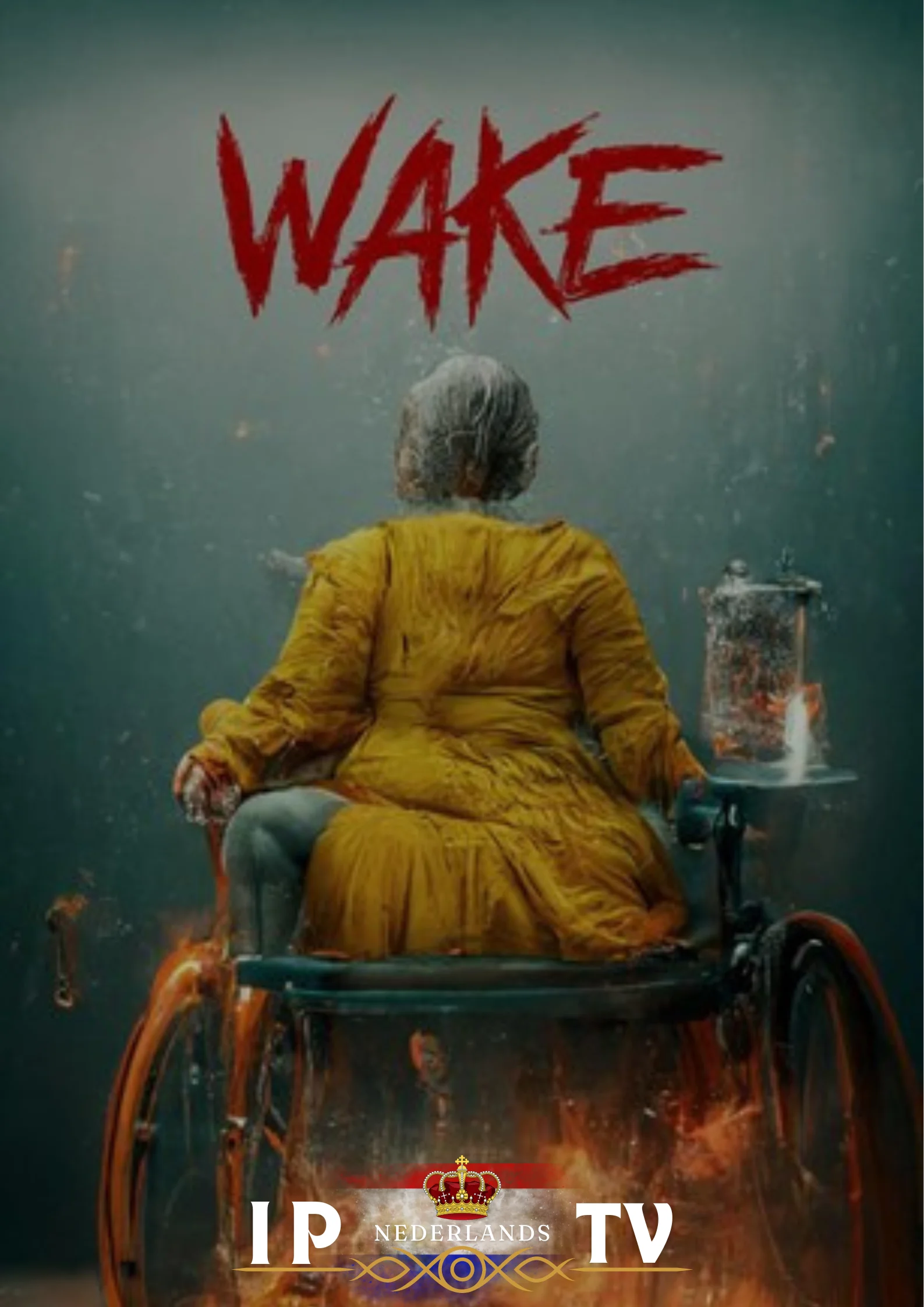 Poster voor een film genaamd Wake, beschikbaar binnen de inhoud van nederlandse iptv