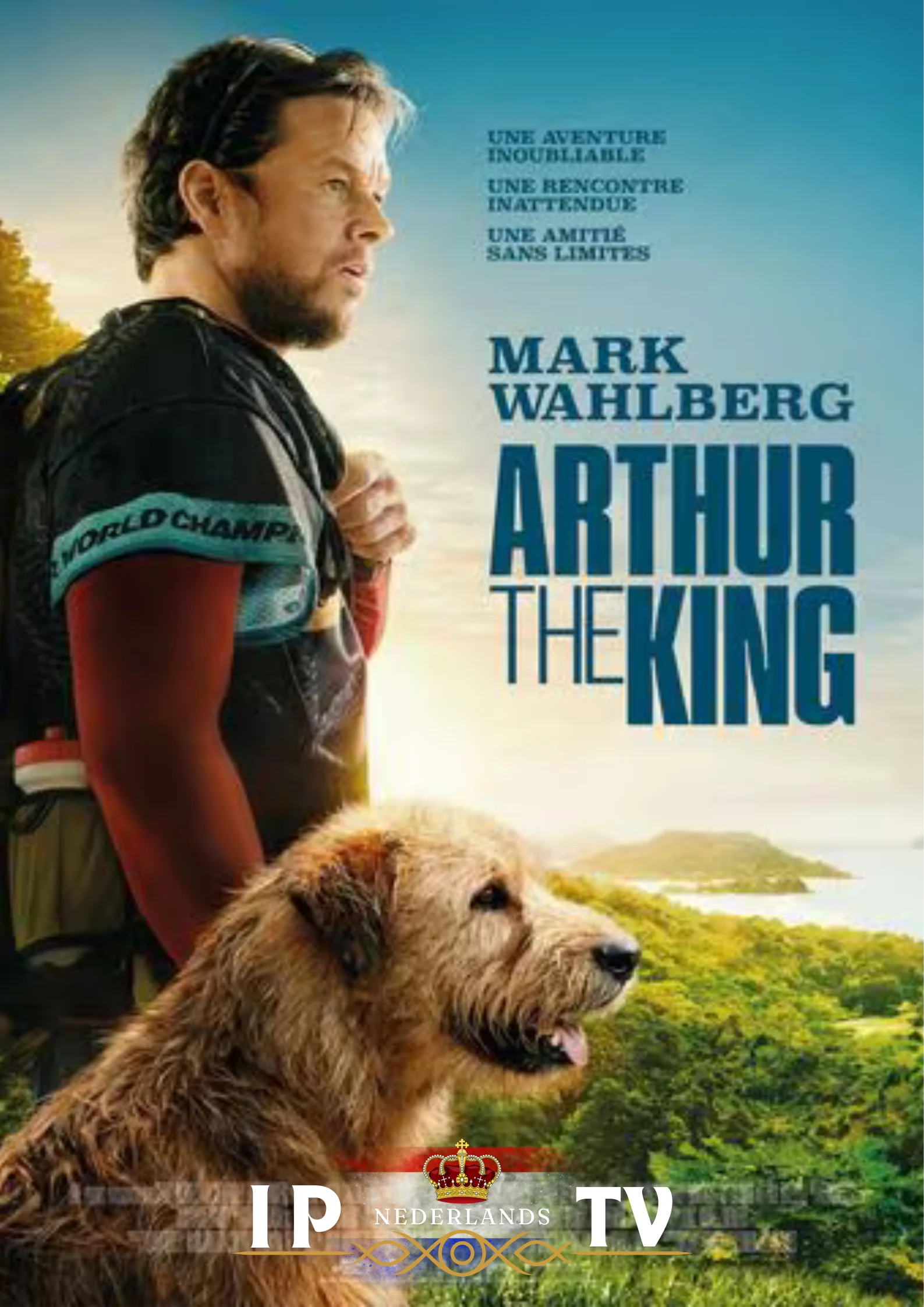 Poster voor een film genaamd Arthur the King, beschikbaar binnen de inhoud van nederlandse iptv