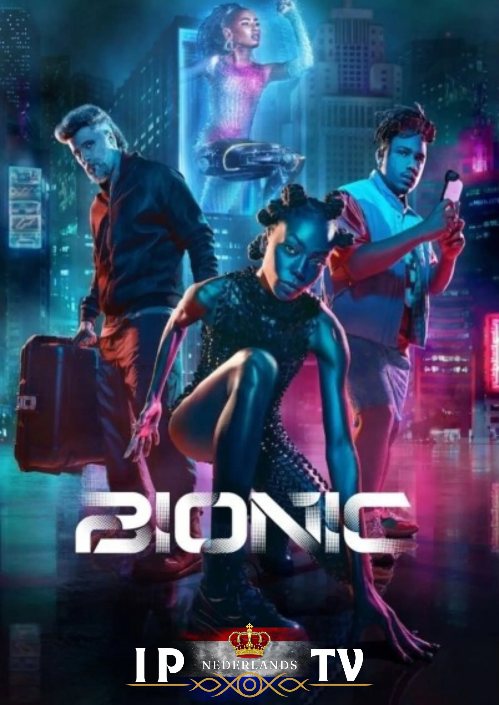 Poster voor een film genaamd Bionic, beschikbaar binnen de inhoud van nederlandse iptv