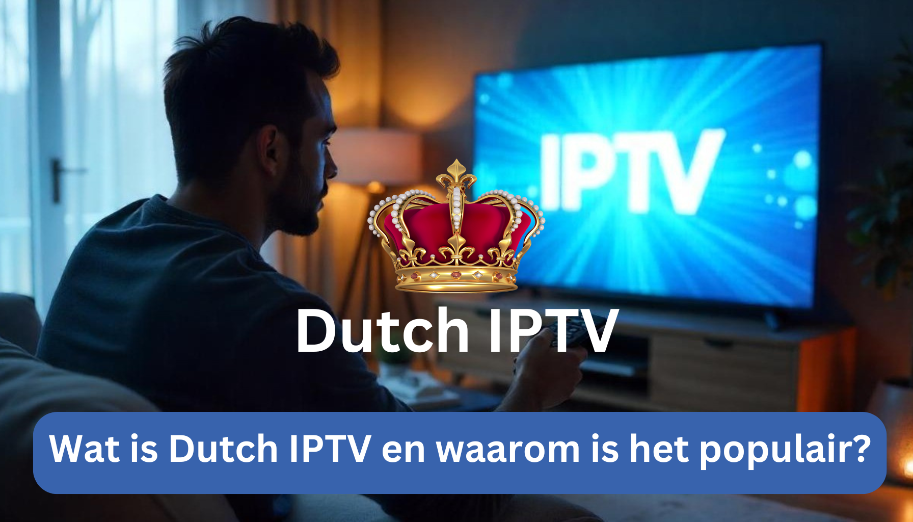 Afbeelding van Dutch IPTV-service met toegang tot Nederlandse en internationale zenders